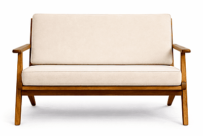 Winton Solidwood Upholstered Two Seater Bench