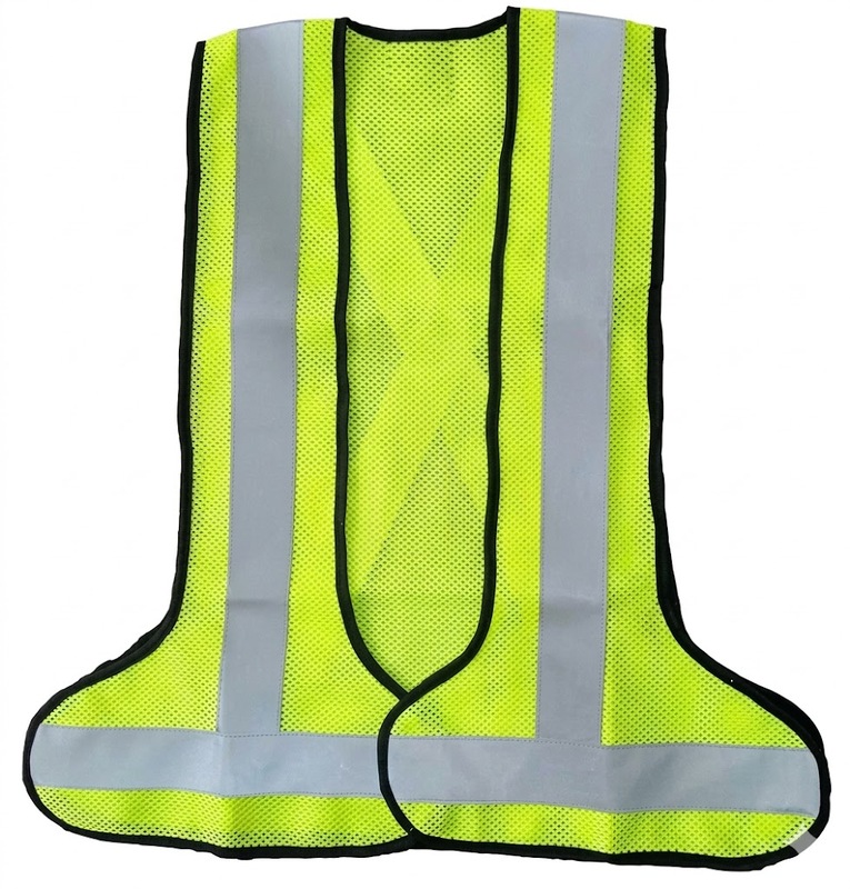 Reflective GREEN Jacket 3 Side Open H