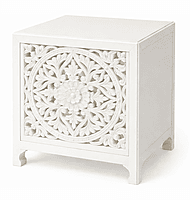 Heritage Carving Bedside Table