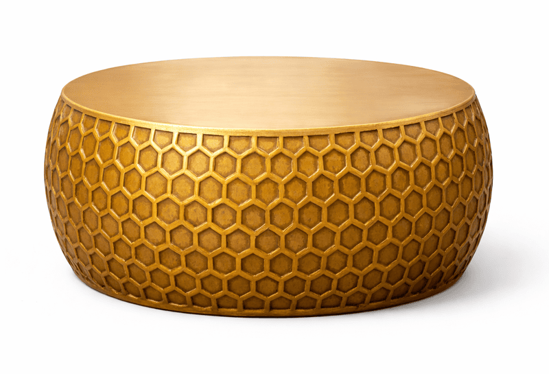Oman Brass Foiled Coffee Table