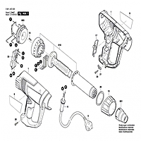 BOSCH SWITCH KIT GHG180 1619PB3834