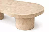 Melena Premium Travertine Marble Coffee Table