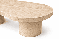 Melena Premium Travertine Marble Coffee Table
