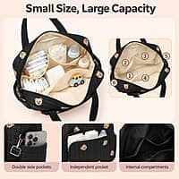 Mini Diaper and Travel Bag - Black Cuddles Mini Diaper and Travel Bag - Black Cuddles