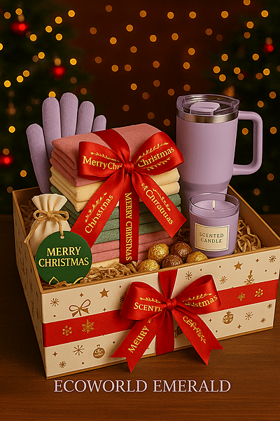 Lavender Christmas Luxury Gift Box