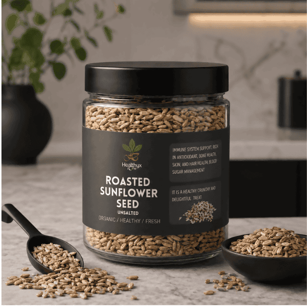 Roasted Sunflower Seed Unsalted | Healthyx Zone