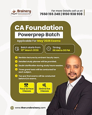 CA Foundation – PowerPrep Batch | May 2026 Attempt