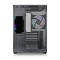 Thermaltake View 380 TG ARGB Mid Tower Case – 360mm Radiator | 4 Pre-Installed Fans | Black
