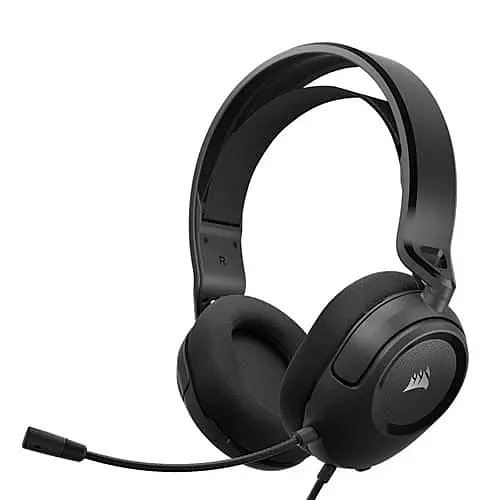 Corsair HS35 v2 Carbon Gaming Headset – 50mm Driver | Over-Ear | 3.5mm | Stereo