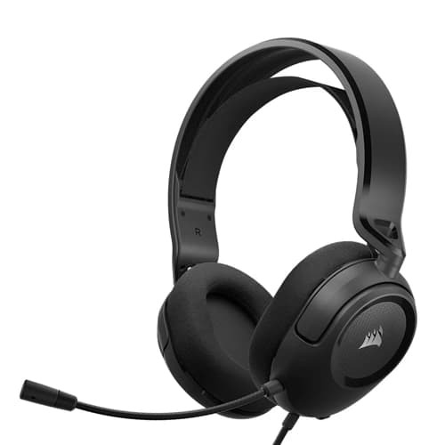 Corsair HS35 v2 Carbon Gaming Headset – 50mm Driver | Over-Ear | 3.5mm | Stereo