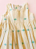 Buttercream Mint Sleeveless Cotton Frock