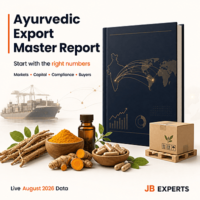 Ayurvedic Products Export Business Master Report — 4-Model Analysis | JB Experts