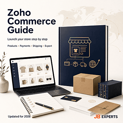 Zoho Commerce Complete Store Launch Guide — Sell Domestic & International | Step-by-Step Setup, Product Listing, Payments, Shipping & Export Compliance