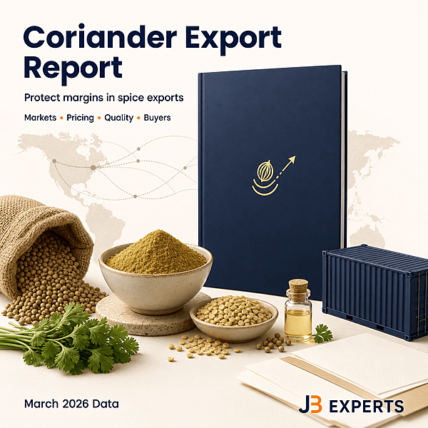 Coriander Powder & Coriander Products — Export Product Analysis Report Coriander Powder & Coriander Products — Export Product Analysis Report