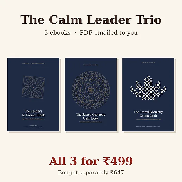 The Calm Leader Trio (3 ebooks)