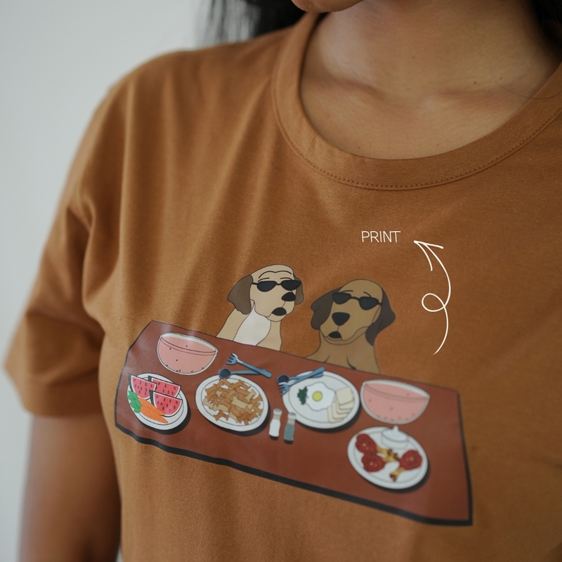 STAY IN- Camel Tee