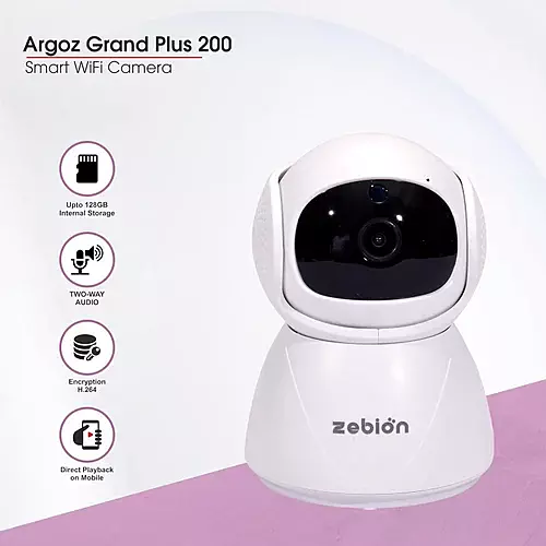 Zebion Argoz Grand Plus 200 Smart Wifi Camera Zebion Argoz Grand Plus 200 Smart Wifi Camera