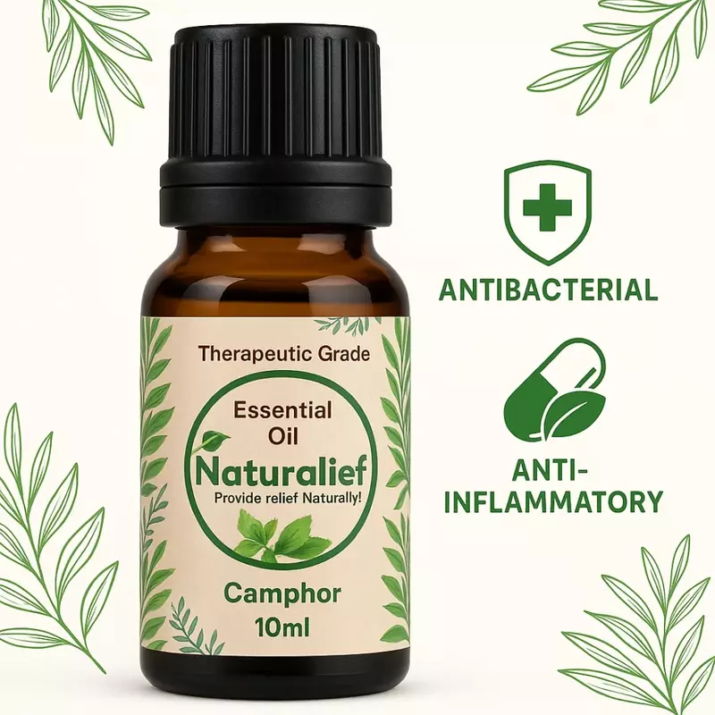 Camphor Essential Oil – Purifying, Soothing & Energizing