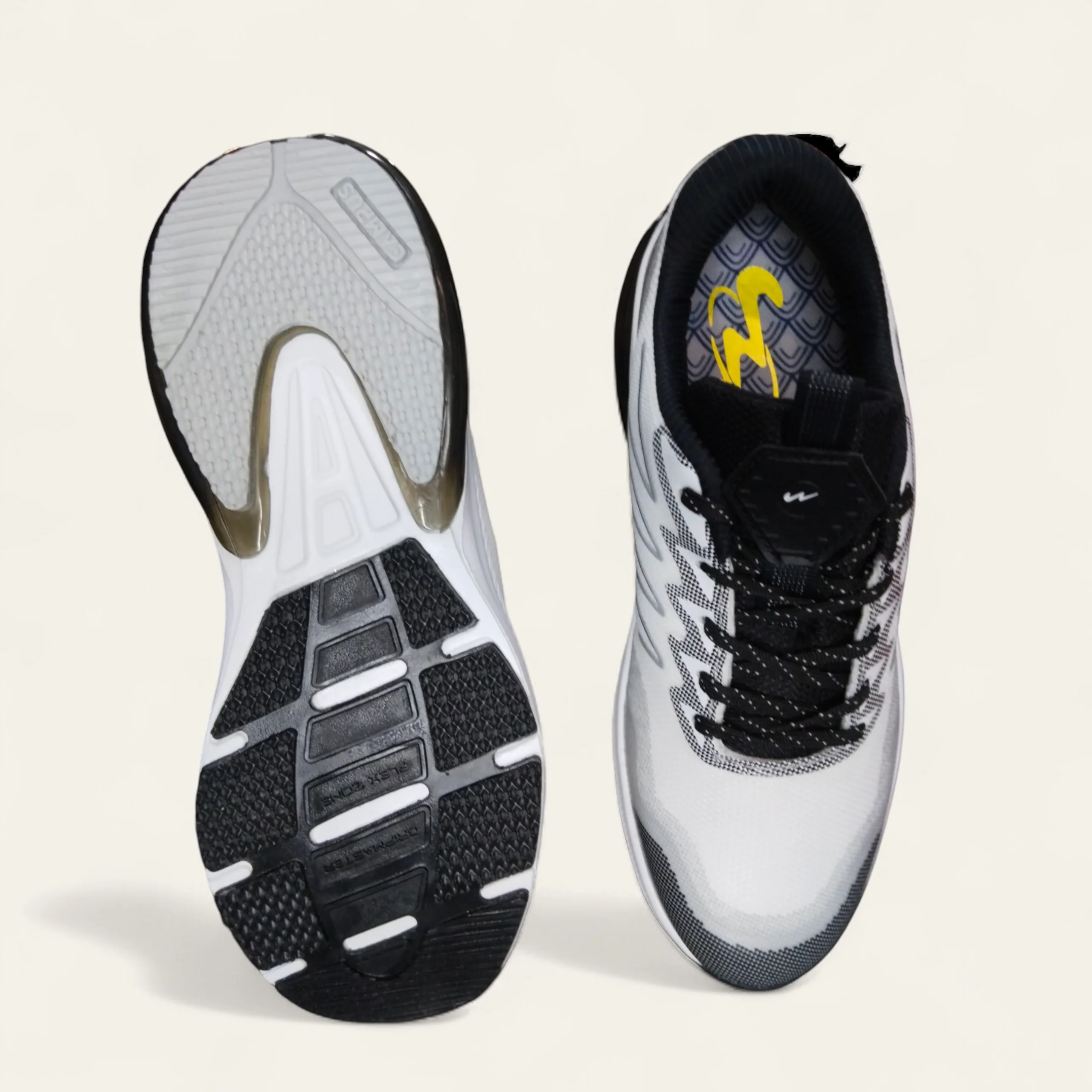 Campus Begin White/Black - Men's Sports Shoes