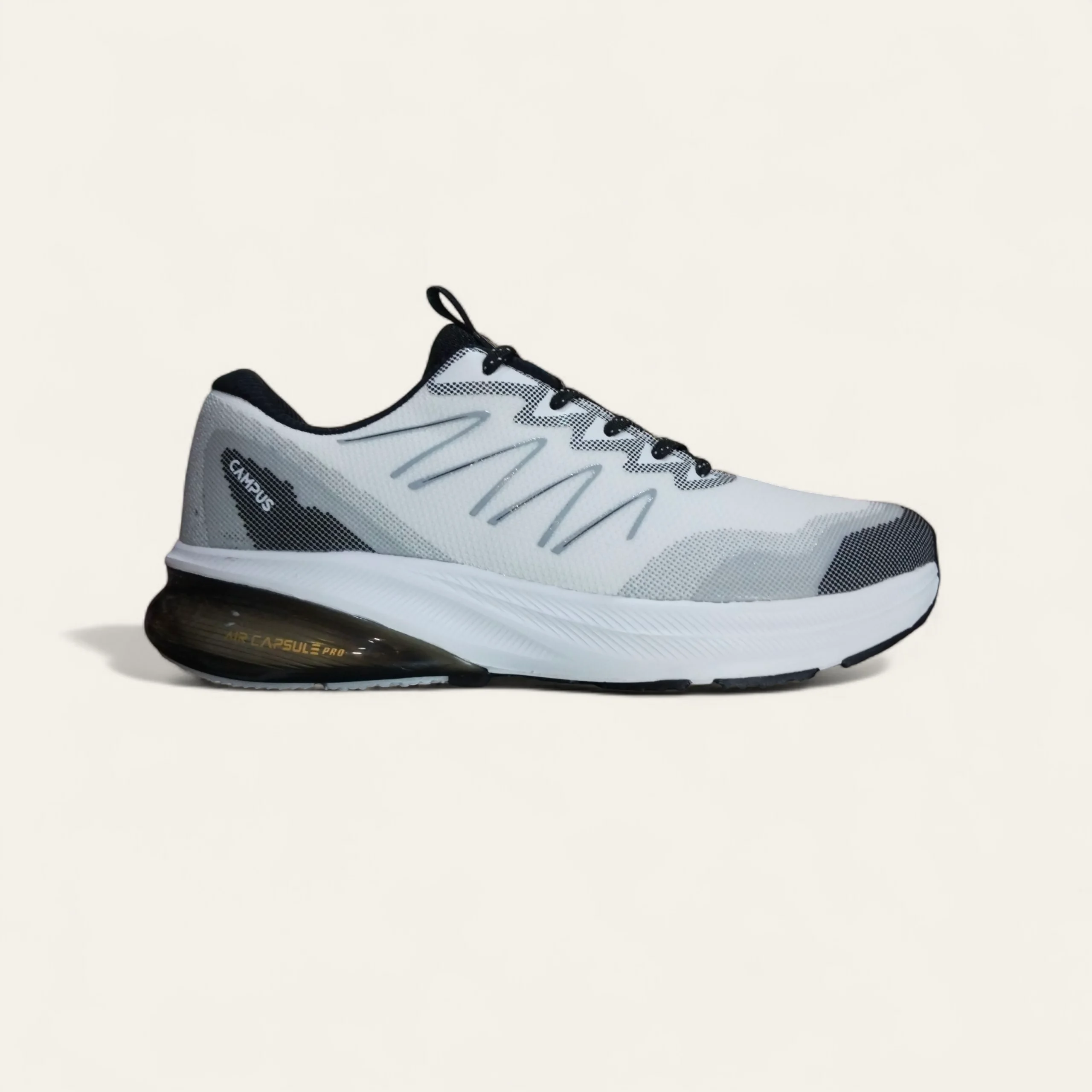 Campus Begin White/Black - Men's Sports Shoes