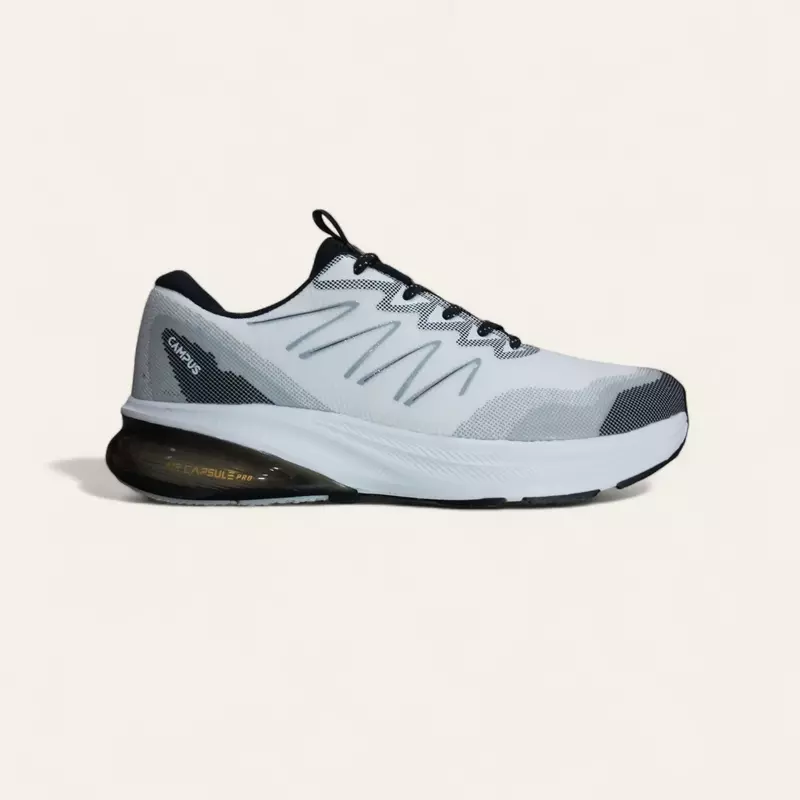 Campus Begin White/Black - Men's Sports Shoes