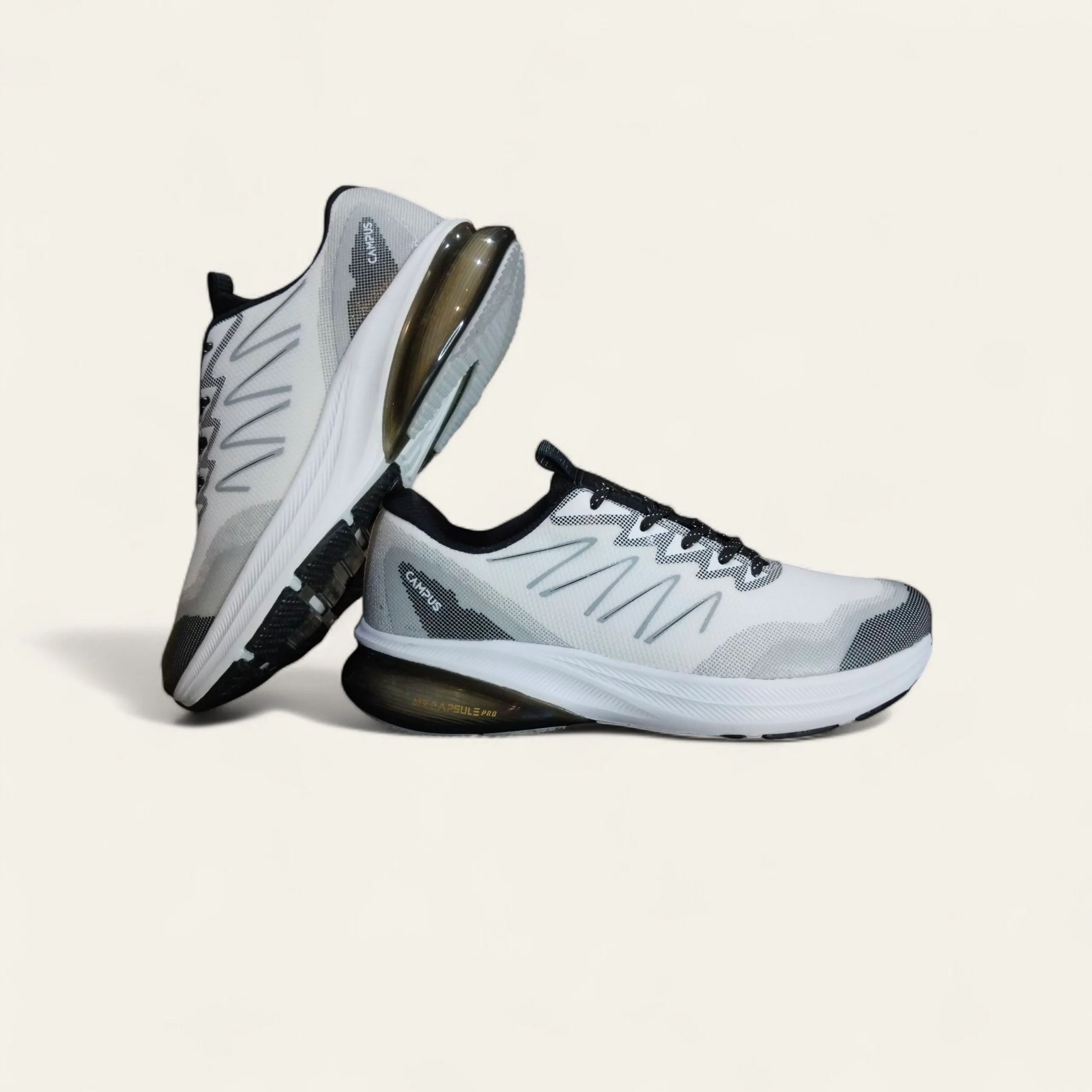 Campus Begin White/Black - Men's Sports Shoes