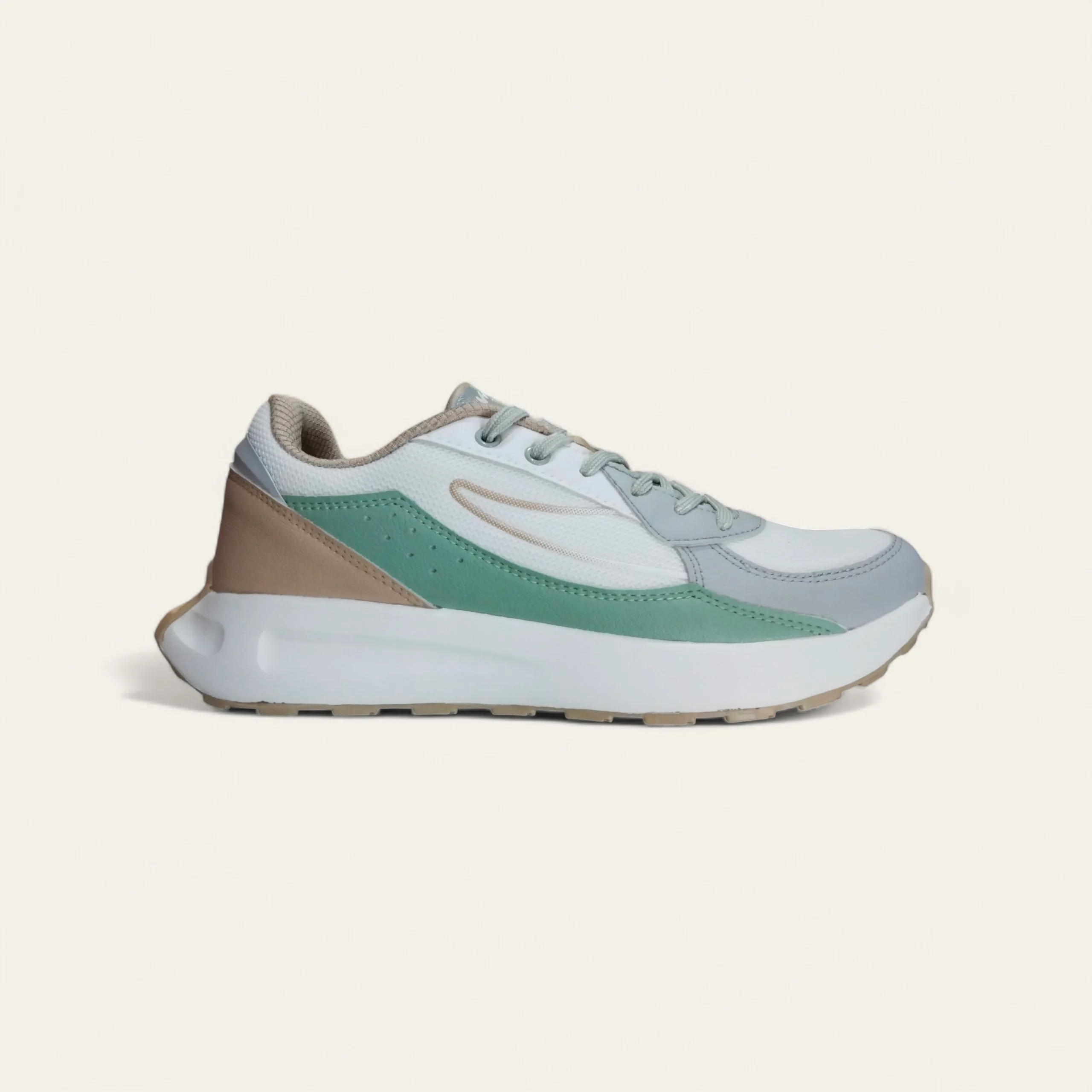 Campus Cable White/L.Grey - Men's Sports Shoes