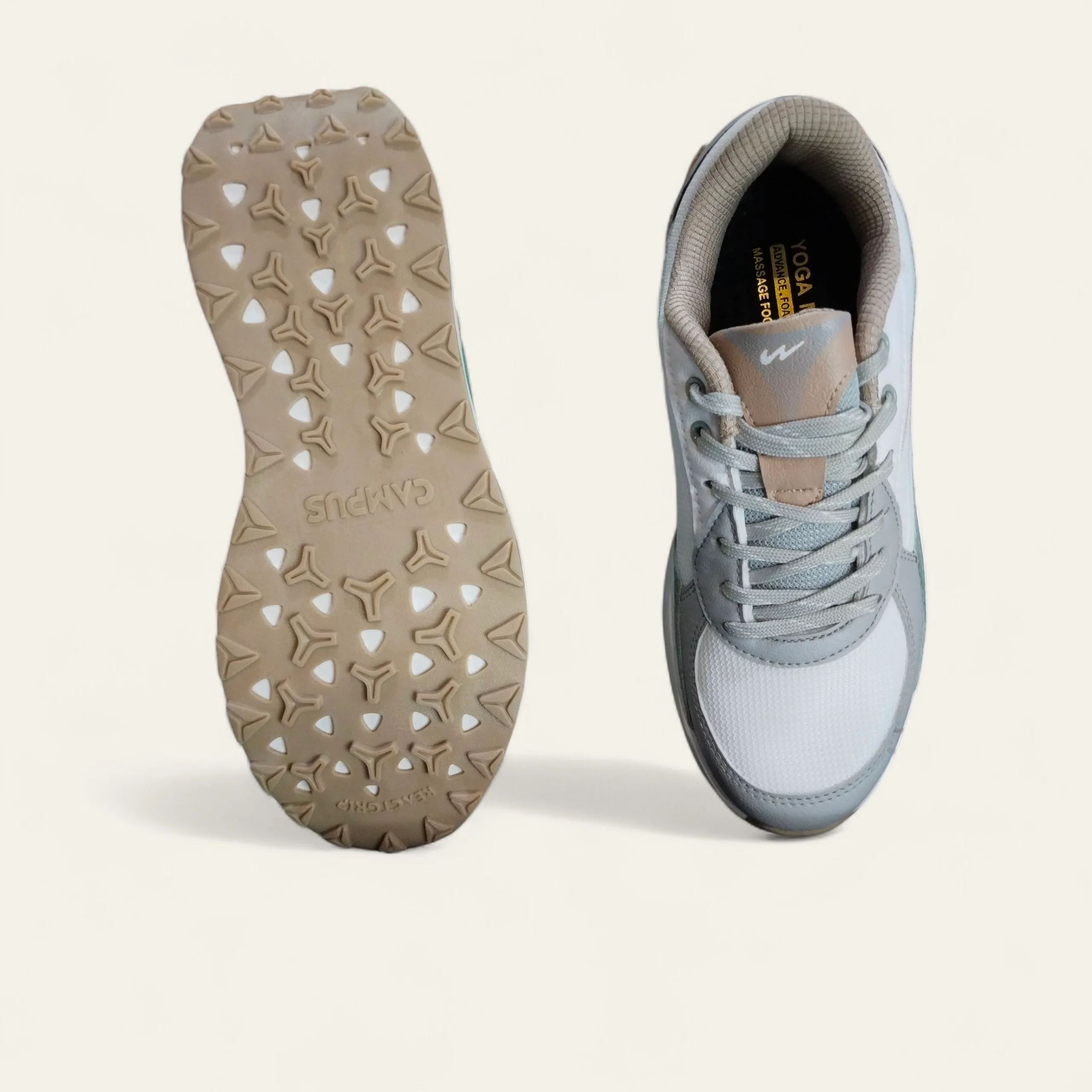 Campus Cable White/L.Grey - Men's Sports Shoes