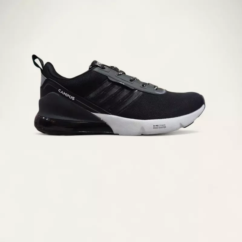 Campus Camp Star Black/Grey Plus Size - Men's Running Shoes