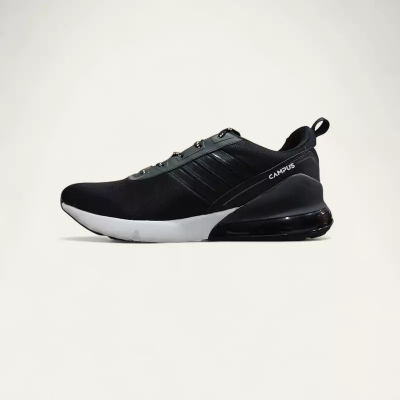 Campus Camp Star Black/Grey Plus Size - Men's Running Shoes