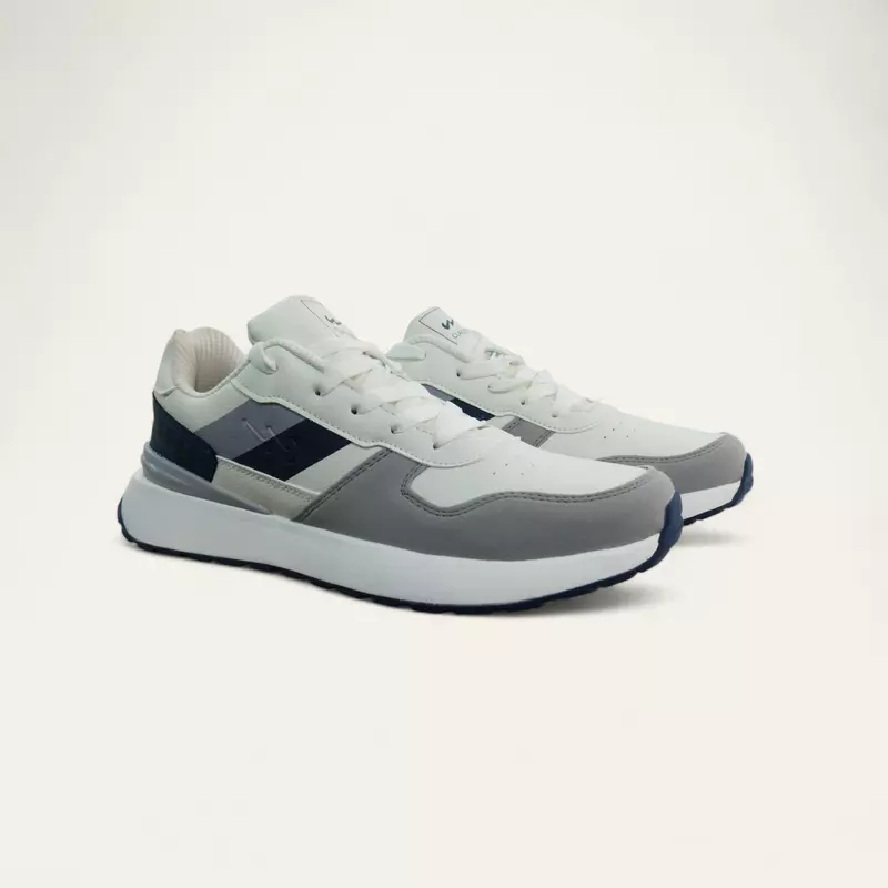 Campus Cardo White/Blue - Men's Sneakers