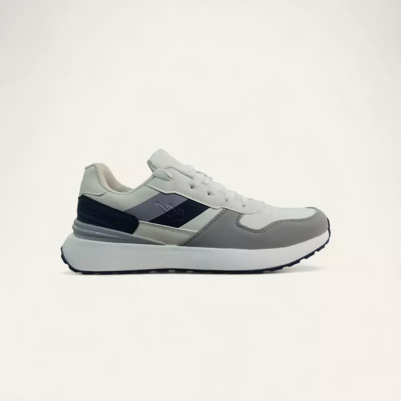 Campus Cardo White/Blue - Men's Sneakers