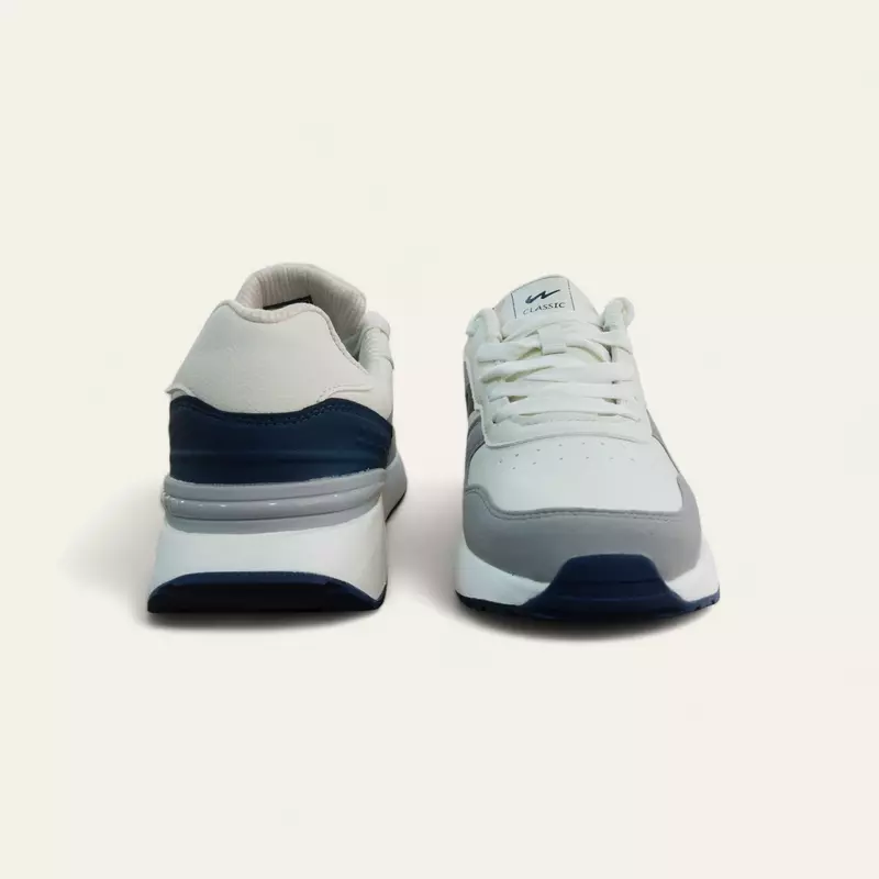 Campus Cardo White/Blue - Men's Sneakers