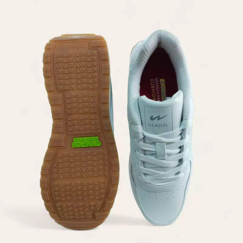 Campus Cardo White/Grey - Men's Sneakers