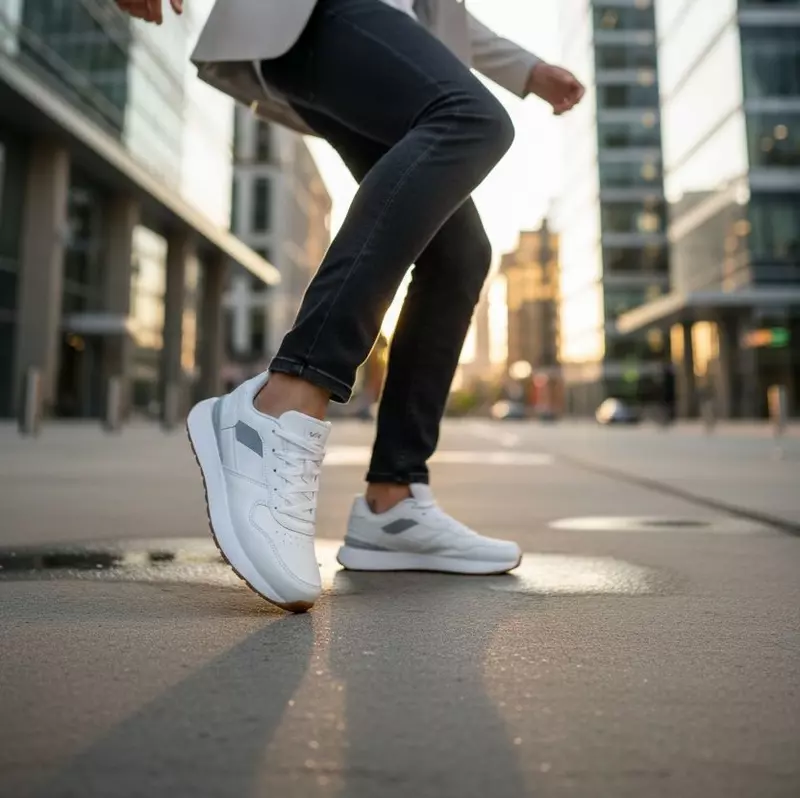 Campus Cardo White/Grey - Men's Sneakers