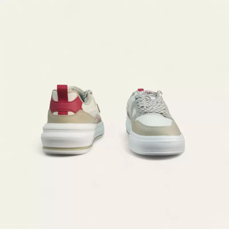 Campus Draw Off White/Camel - Women's Casual Sneakers