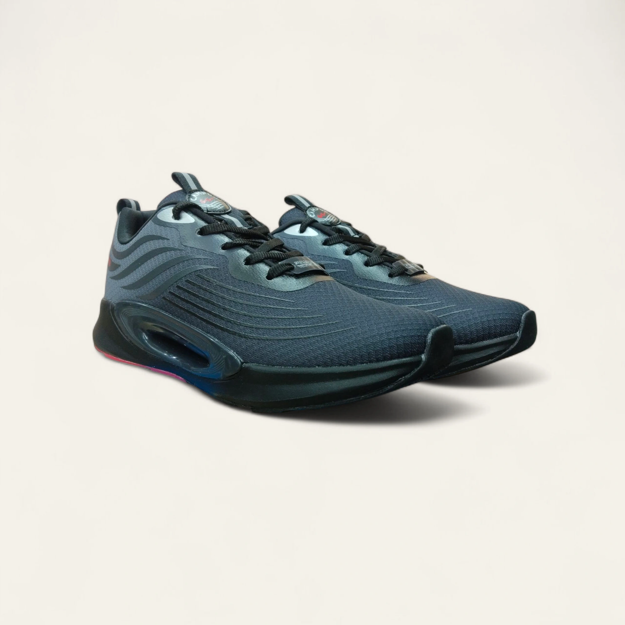 Campus Funk Black - Men's Sports Shoes