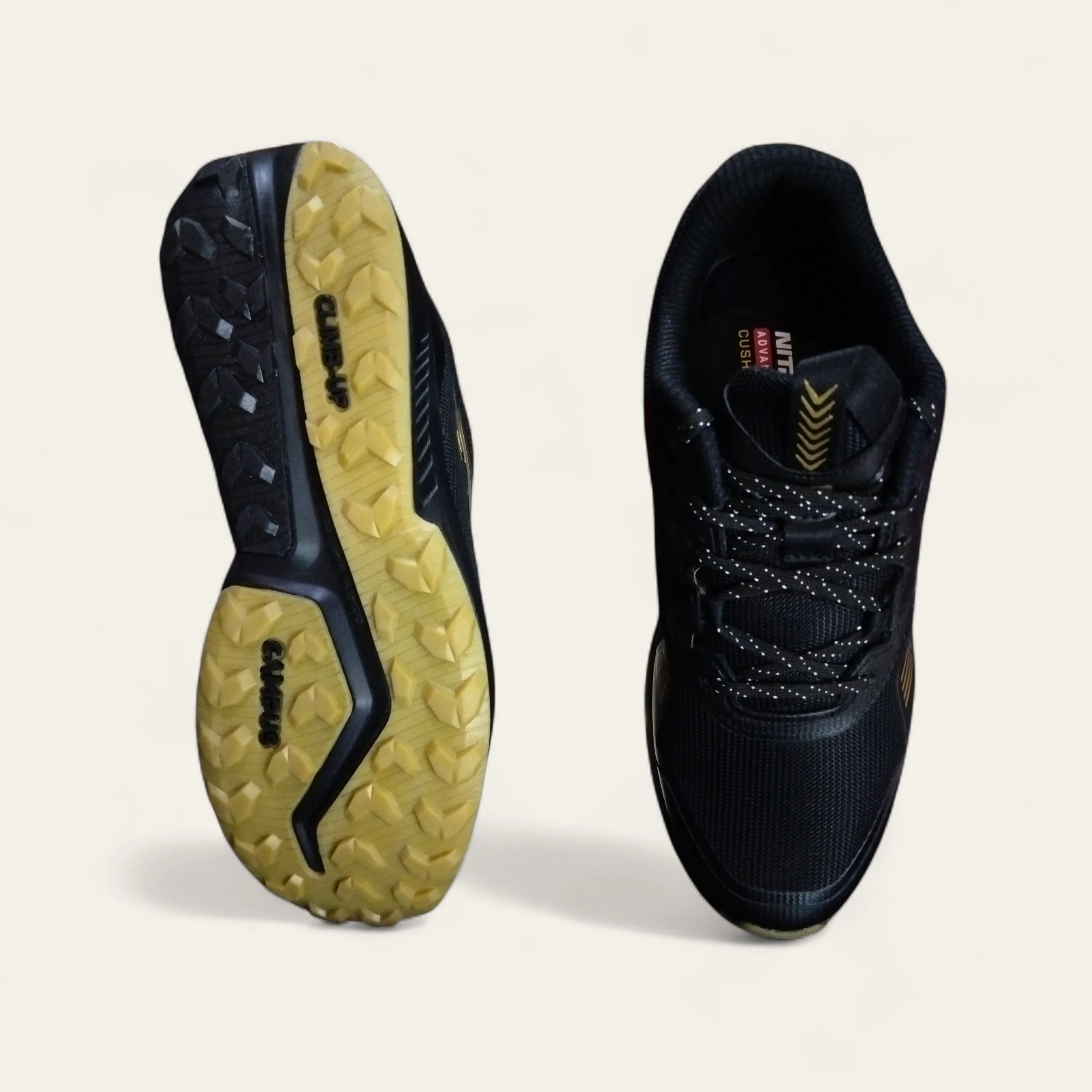 Campus Hiro Black/Golden - Men's Running Shoes