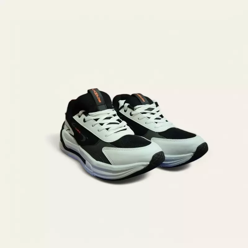 Campus Level Black/White - Men's Casual Shoes