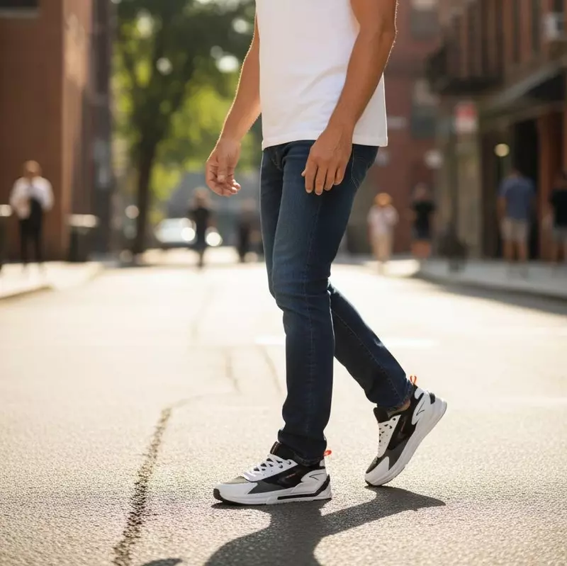 Campus Level Black/White - Men's Casual Shoes