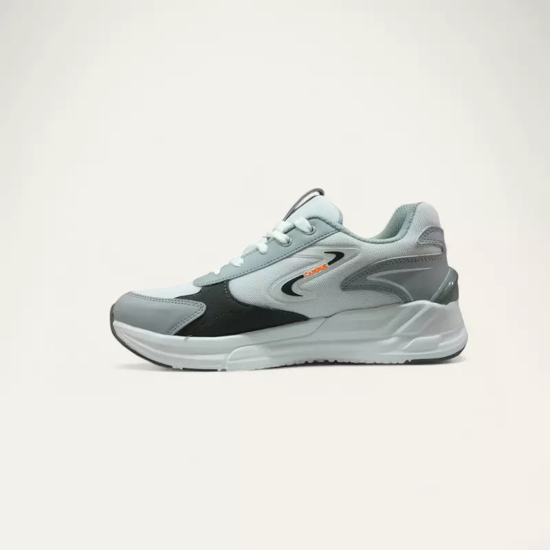 Campus Level White/Grey - Men's Running Shoes