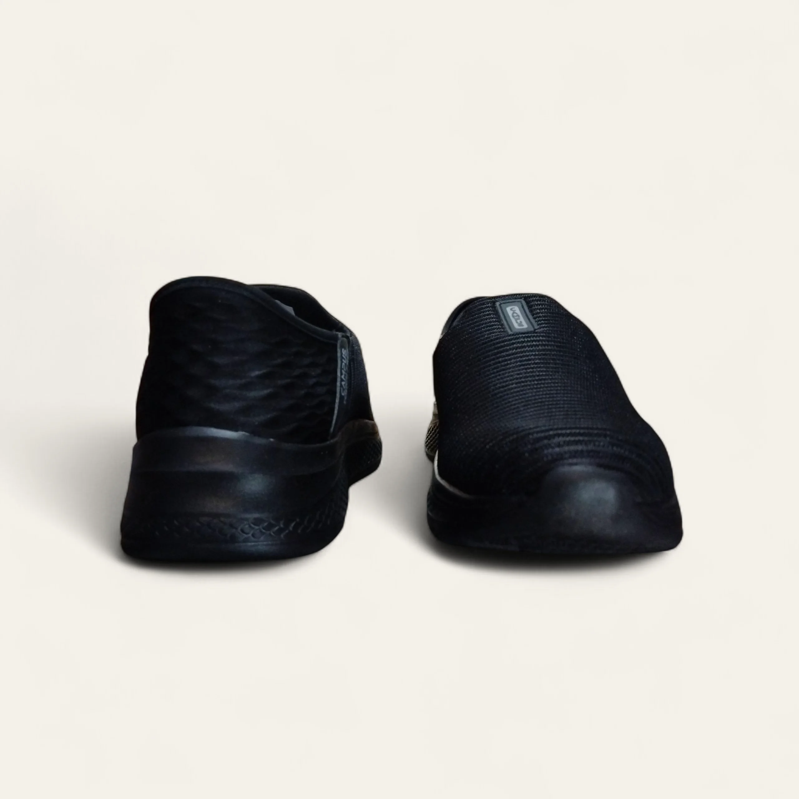 Campus Lit Black - Men's Laceless Touchfree Shoes