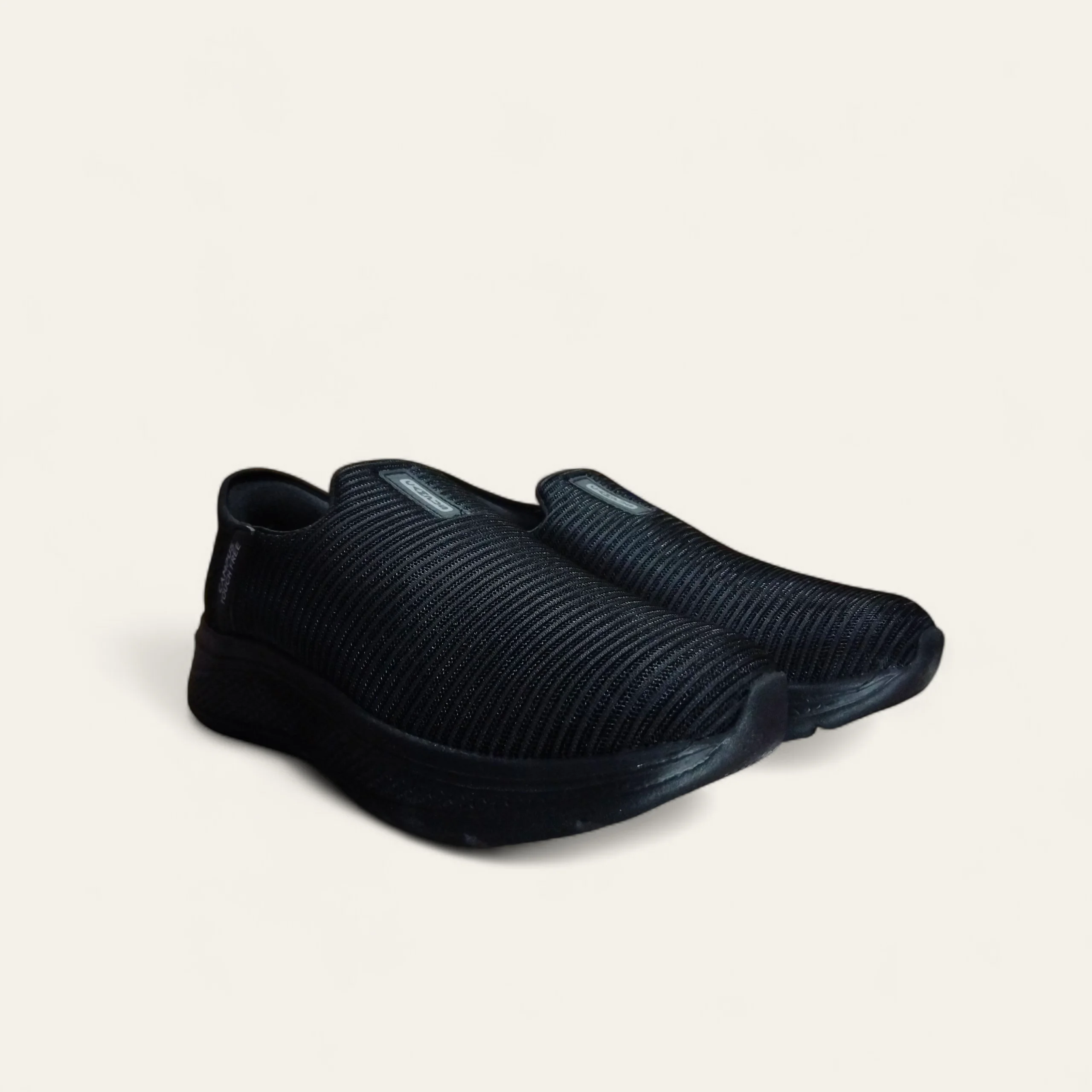 Campus Lit Black - Men's Laceless Touchfree Shoes