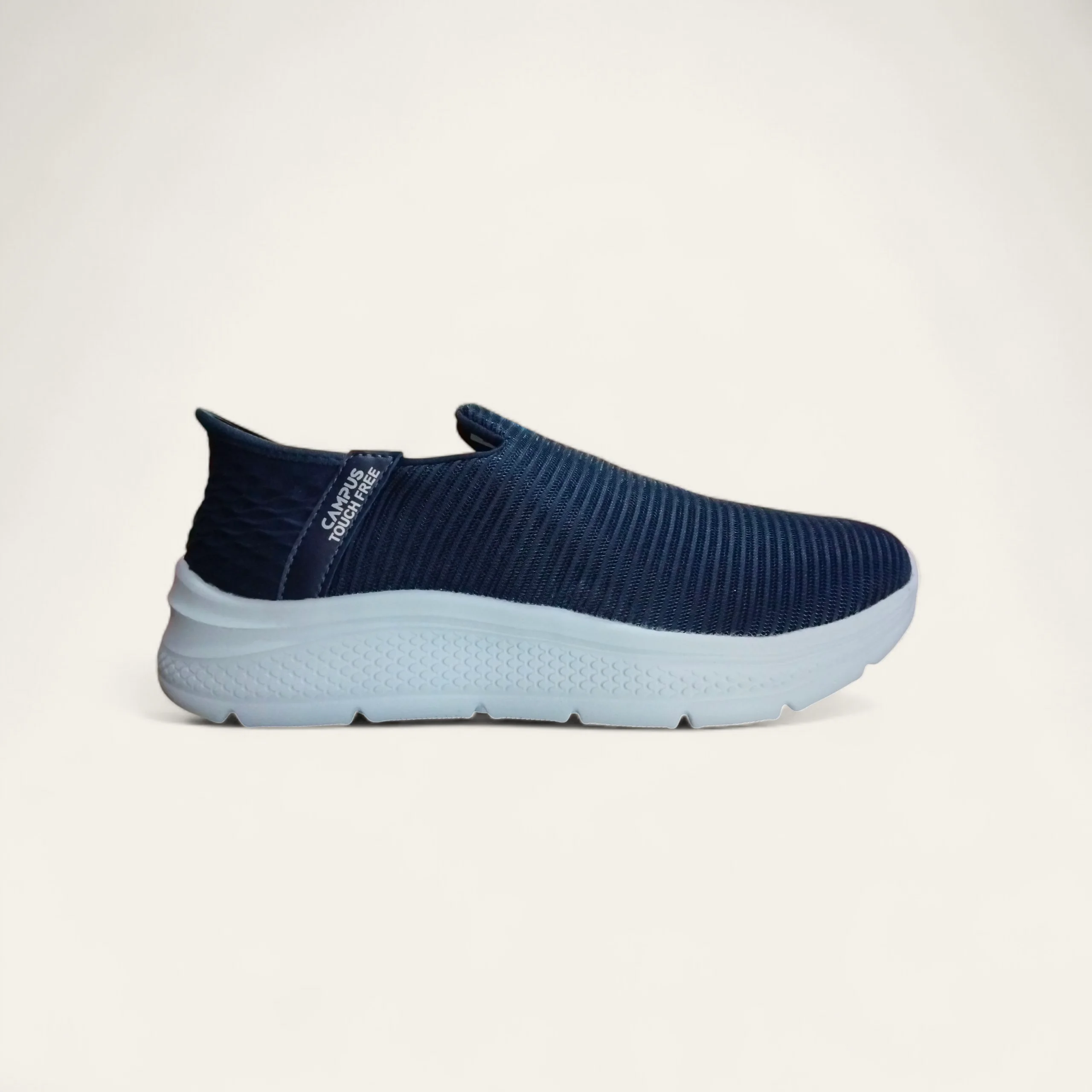 Buy Campus Lit Navy - Men's Without Lace Touchfree Shoes