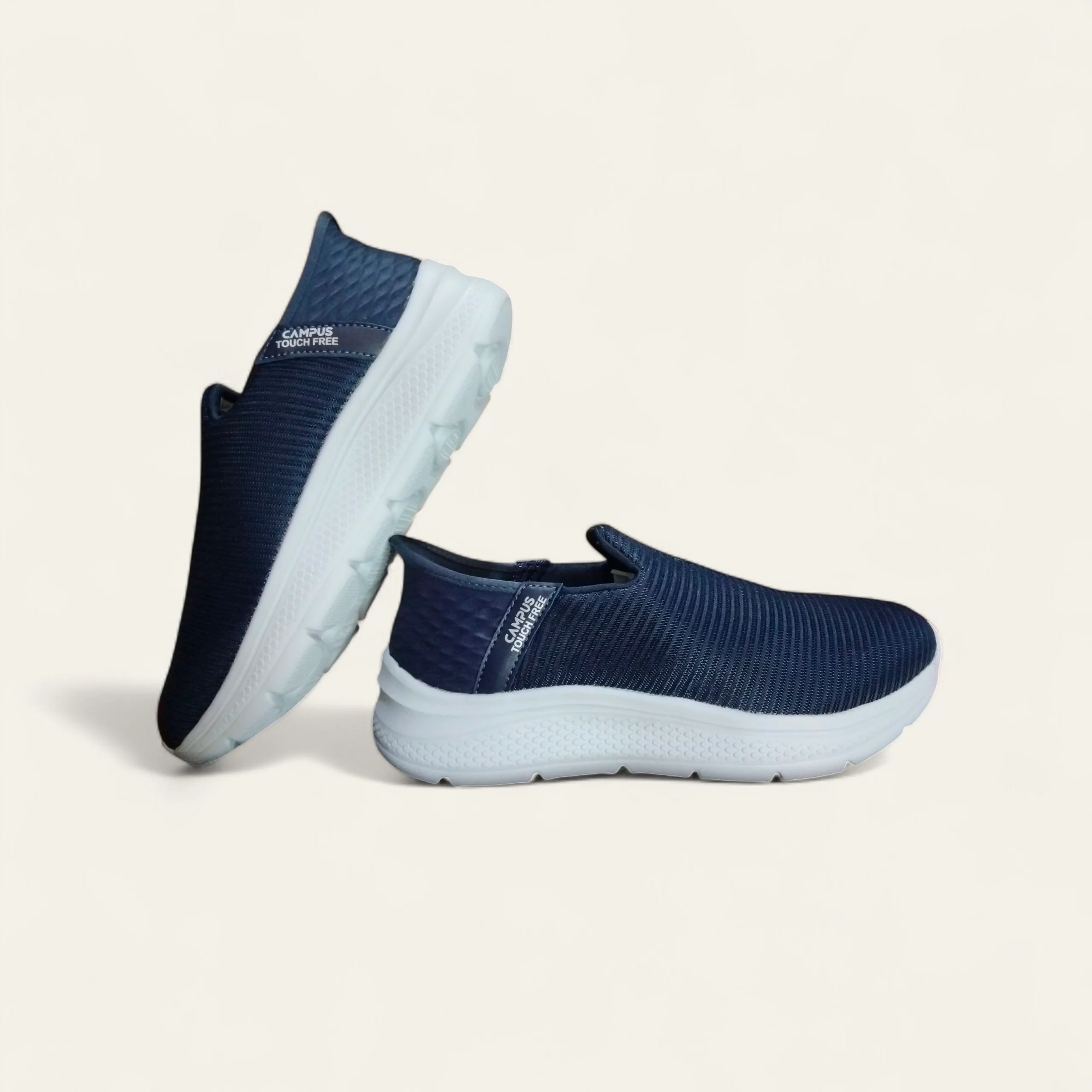 Buy Campus Lit Navy - Men's Without Lace Touchfree Shoes