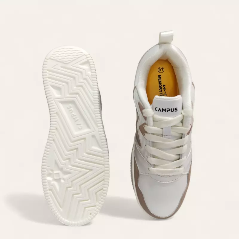 Campus OGL-06 Off White/Beige - Women's Casual Sneakers