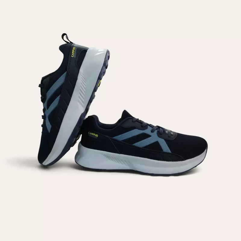 Campus Tred Navy/R Slate - Men's Running Shoes