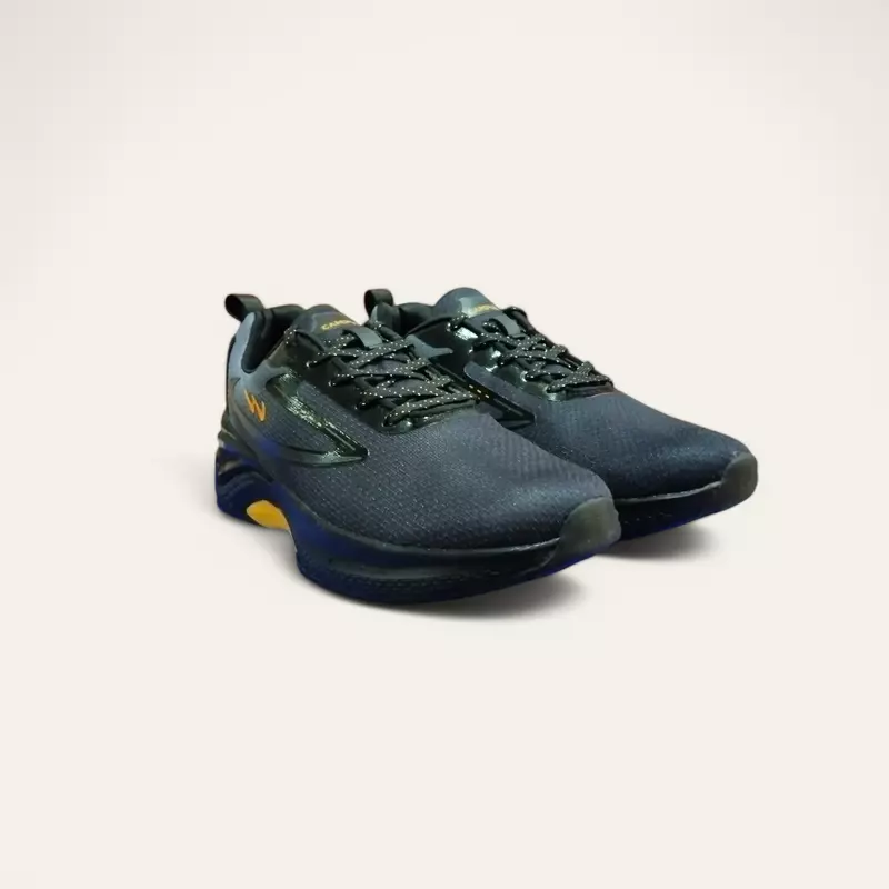 Campus Vesper Black/Mustard - Men's Running Shoes