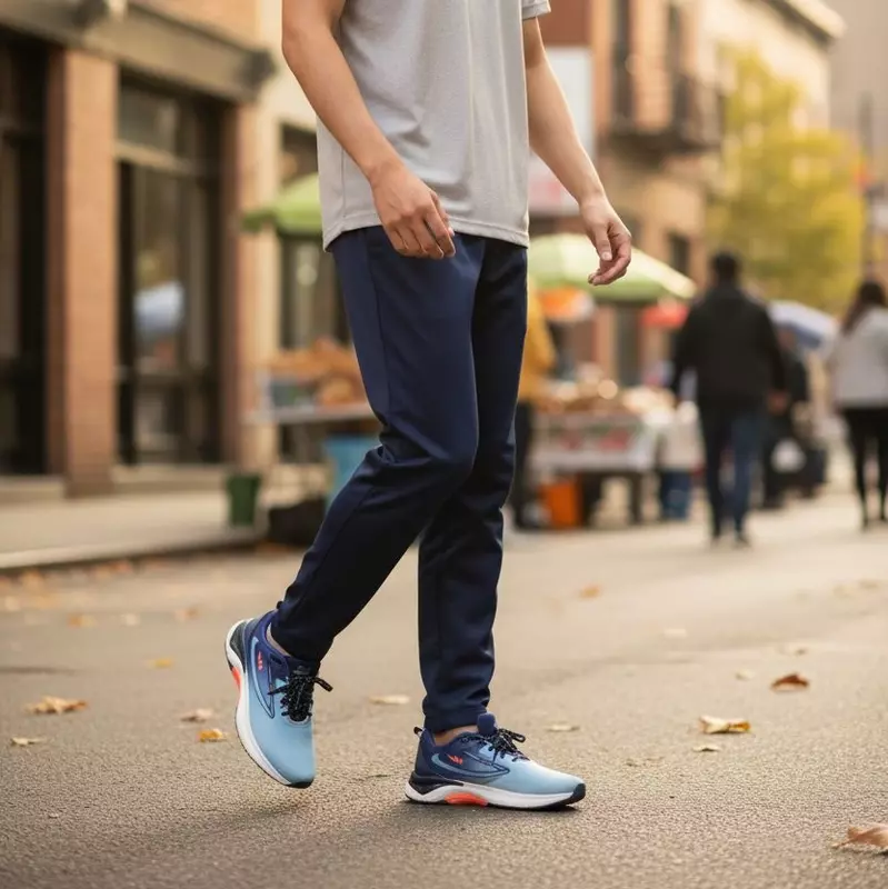 Campus Vesper Ice Blue-Navy - Men's Running Shoes