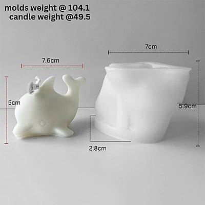 Silicon Mold Candle Dolphin Silicon Mold Candle Dolphin